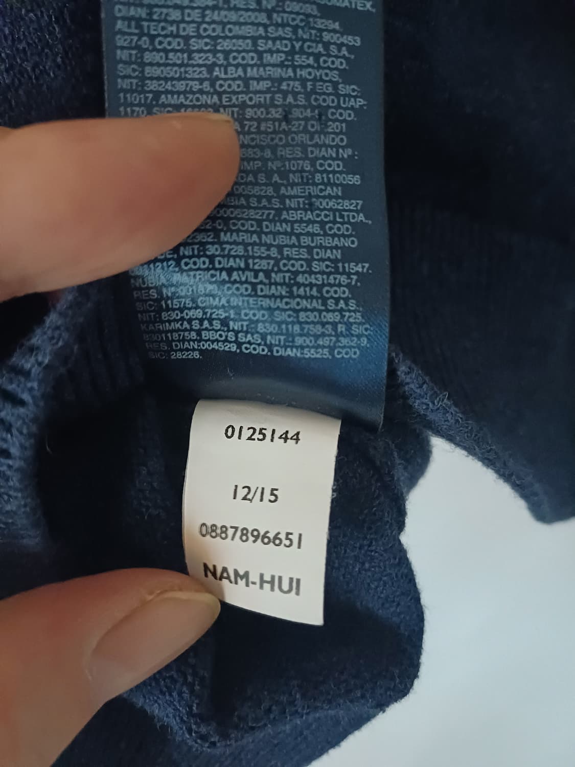 타미힐피거(Tommy Hilfiger) 프리미엄 코튼 풀집업 니트 [M] 상품이미지8