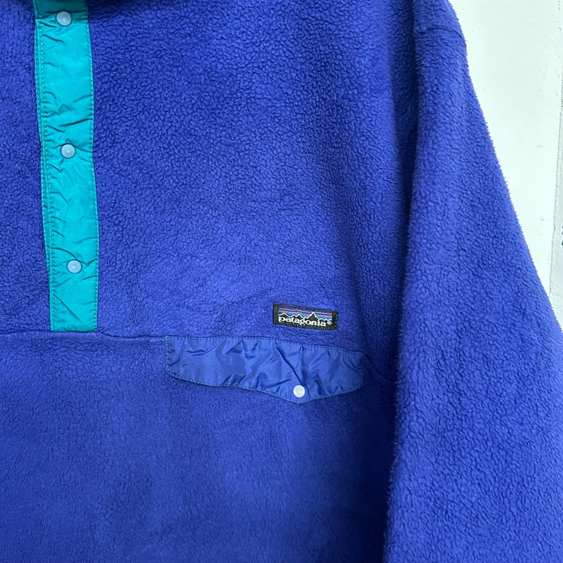 90‘s 파타고니아 신칠라 스냅티 ’퍼플/틸‘ 상품이미지4