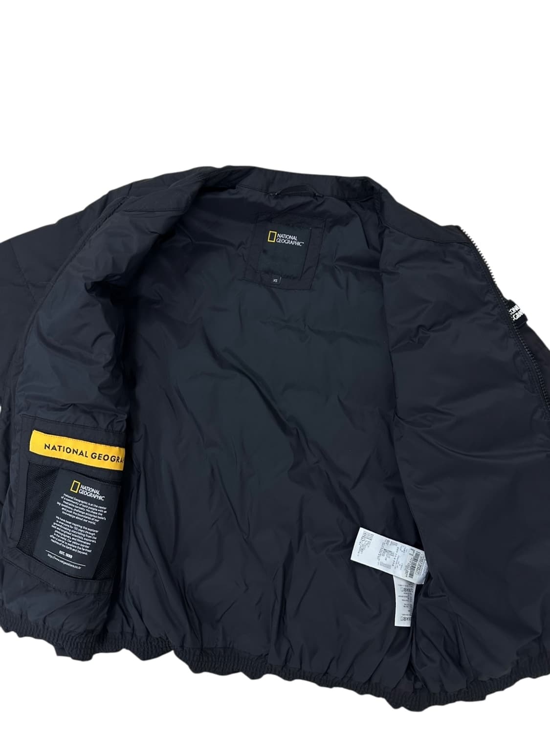 내셔널지오그래픽 덕다운 경량패딩 블랙 (XS) 상품이미지8