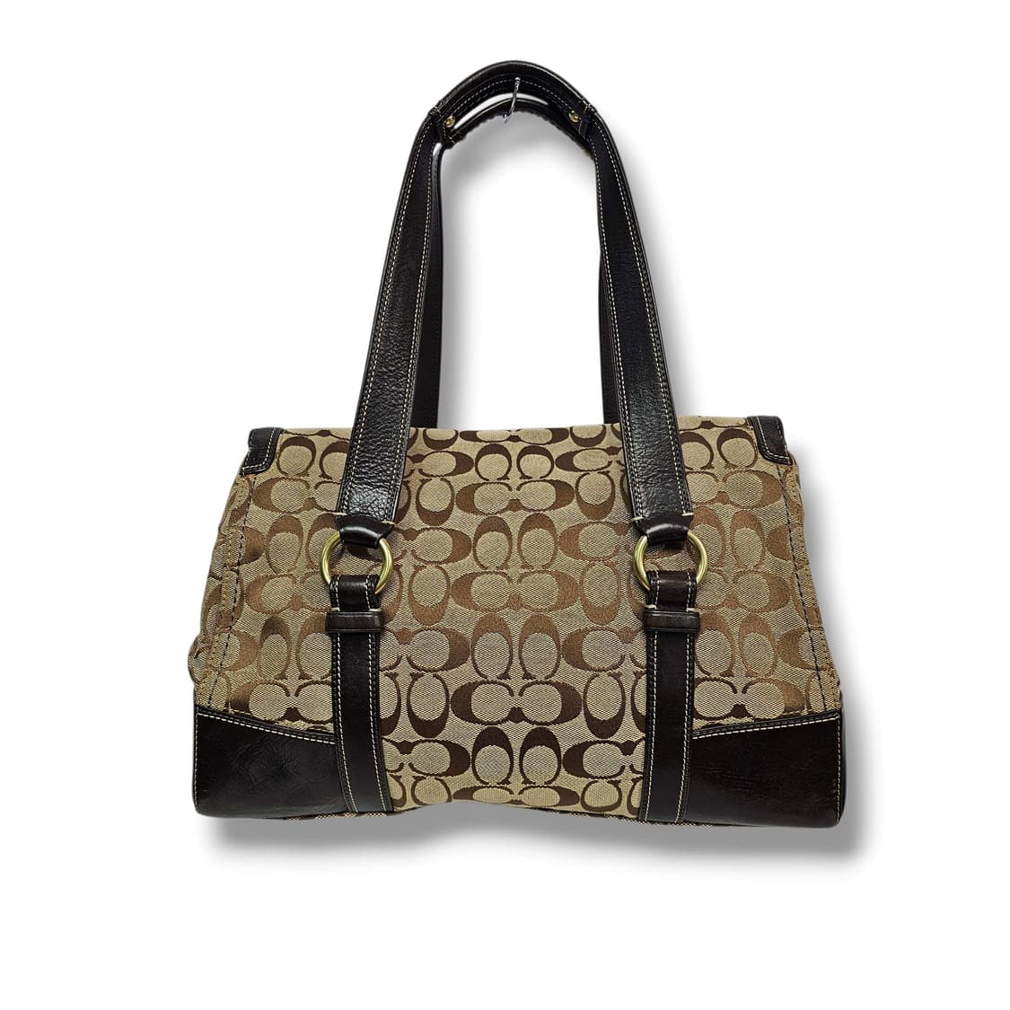 Coach 코치 시그니처 햄튼 플랩 사첼백 상품이미지3