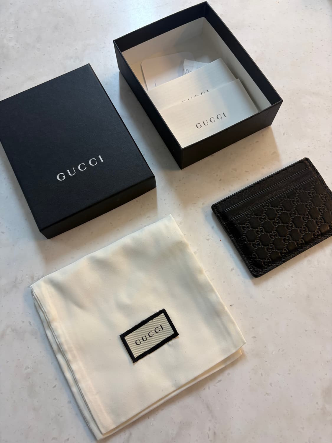 구찌 마이크로시마 정품카드지갑 풀구성 상품이미지1