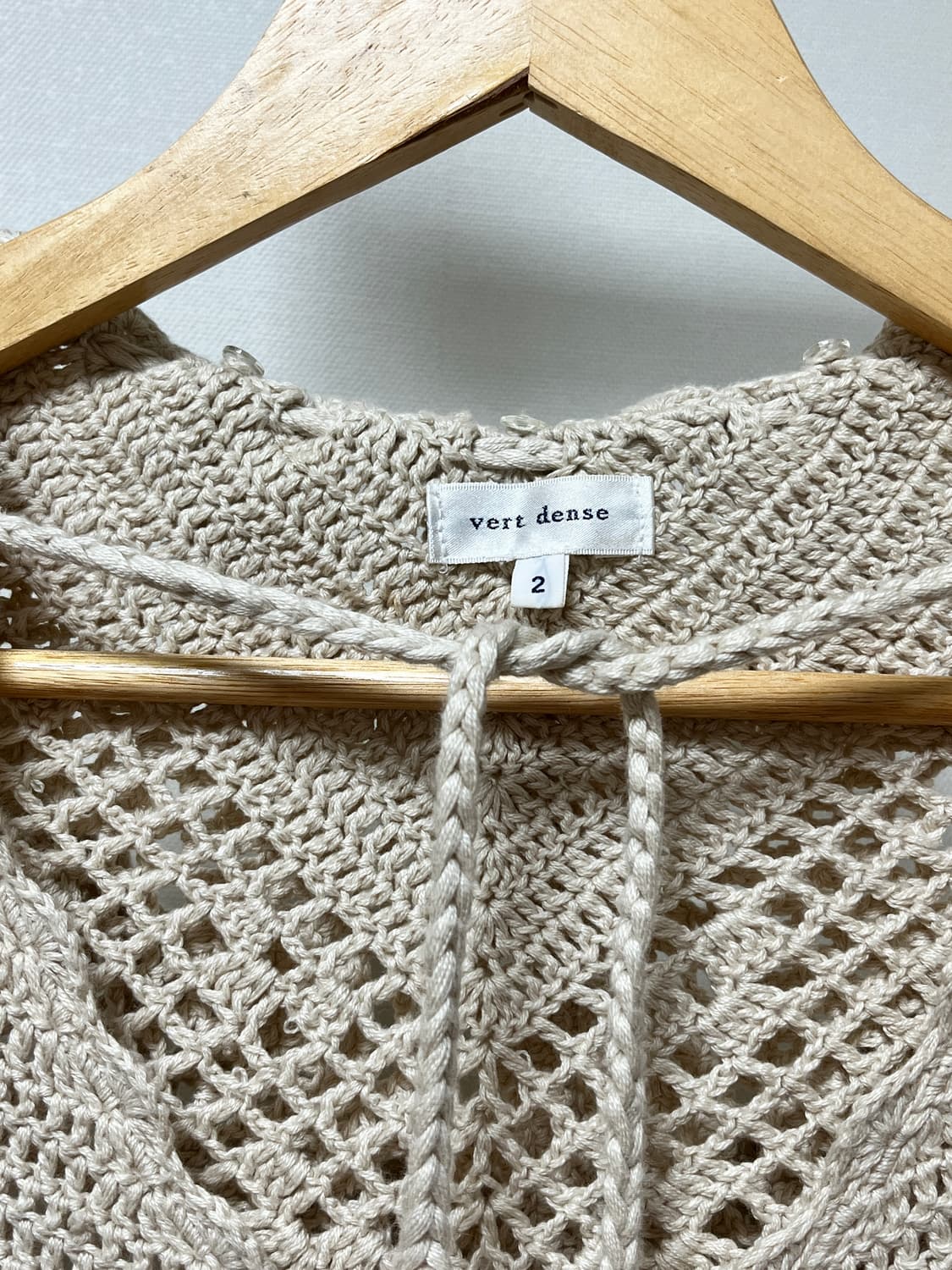 vert dense 프린지 니트 상품이미지3