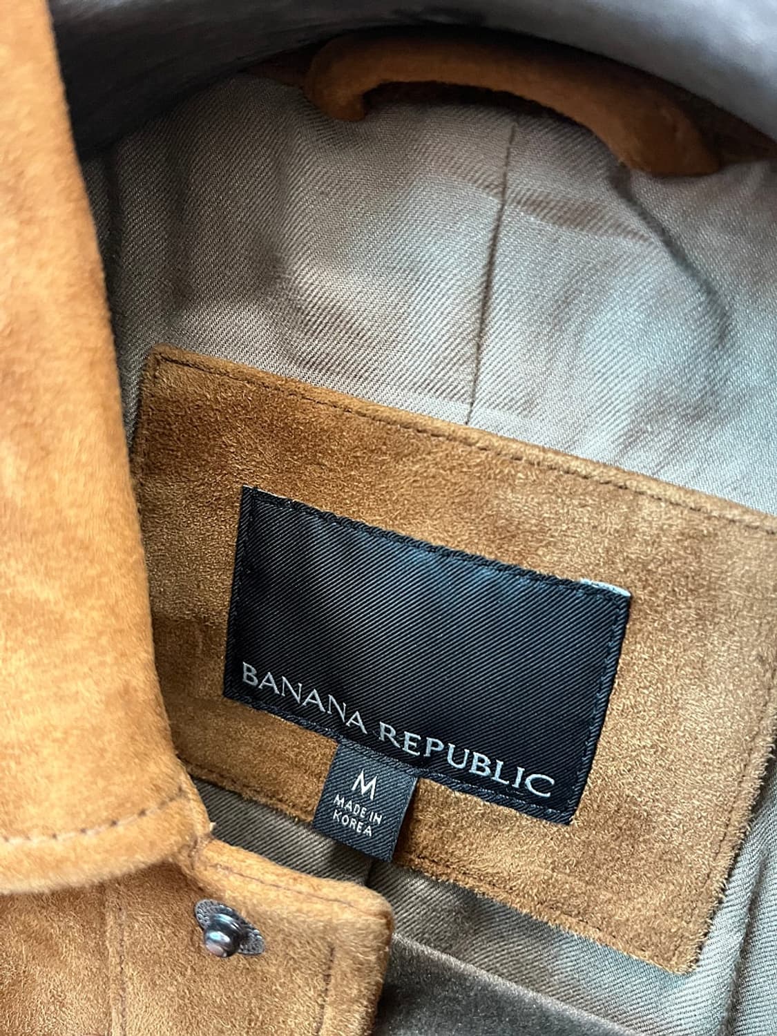 95-100) 바나나리퍼블릭 25ss 스웨이드 자켓  상품이미지2