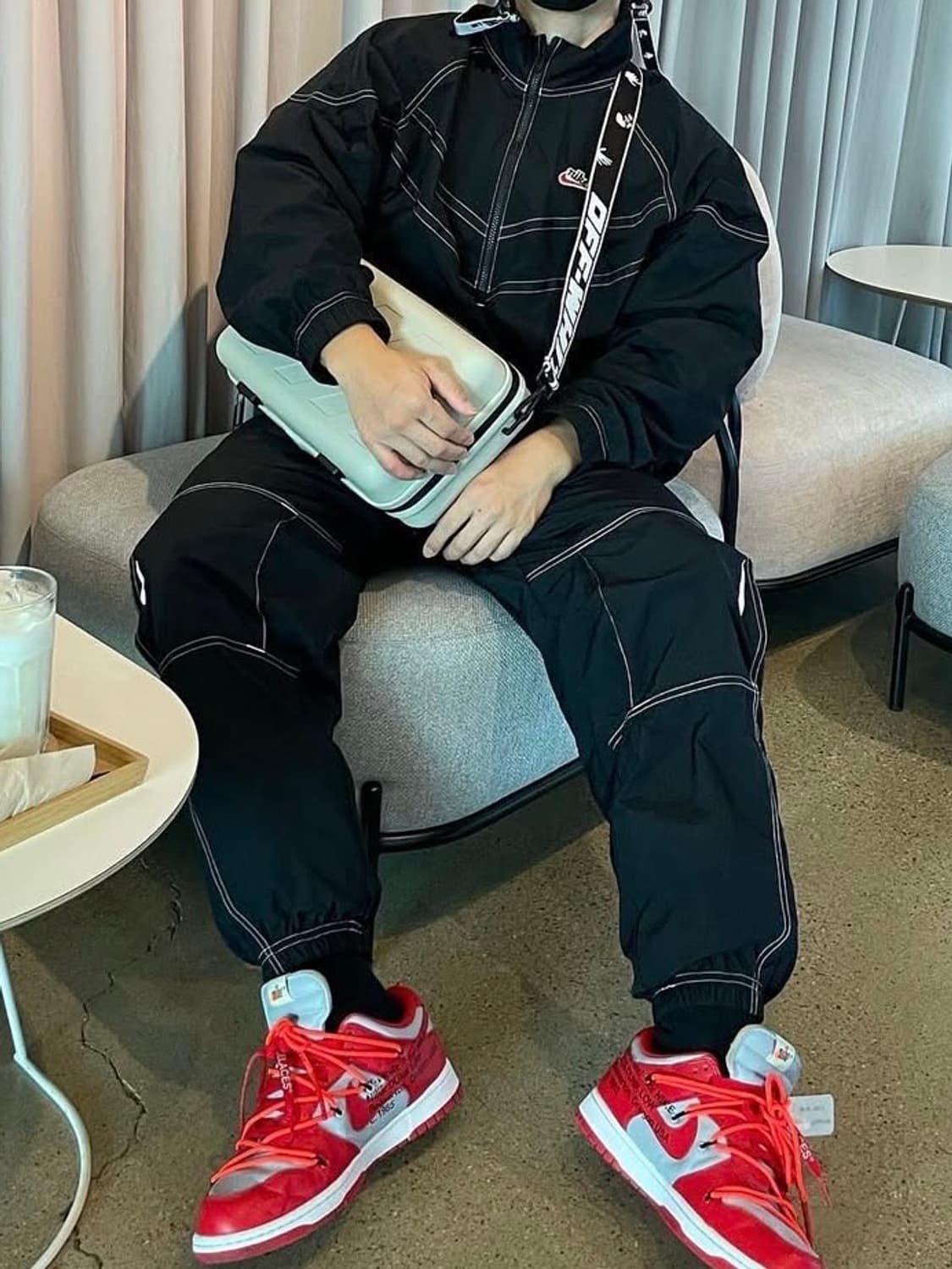 나이키 스우시 리펠 팬츠 블랙 L (29-32 추천 착용사진첨부) 상품이미지2