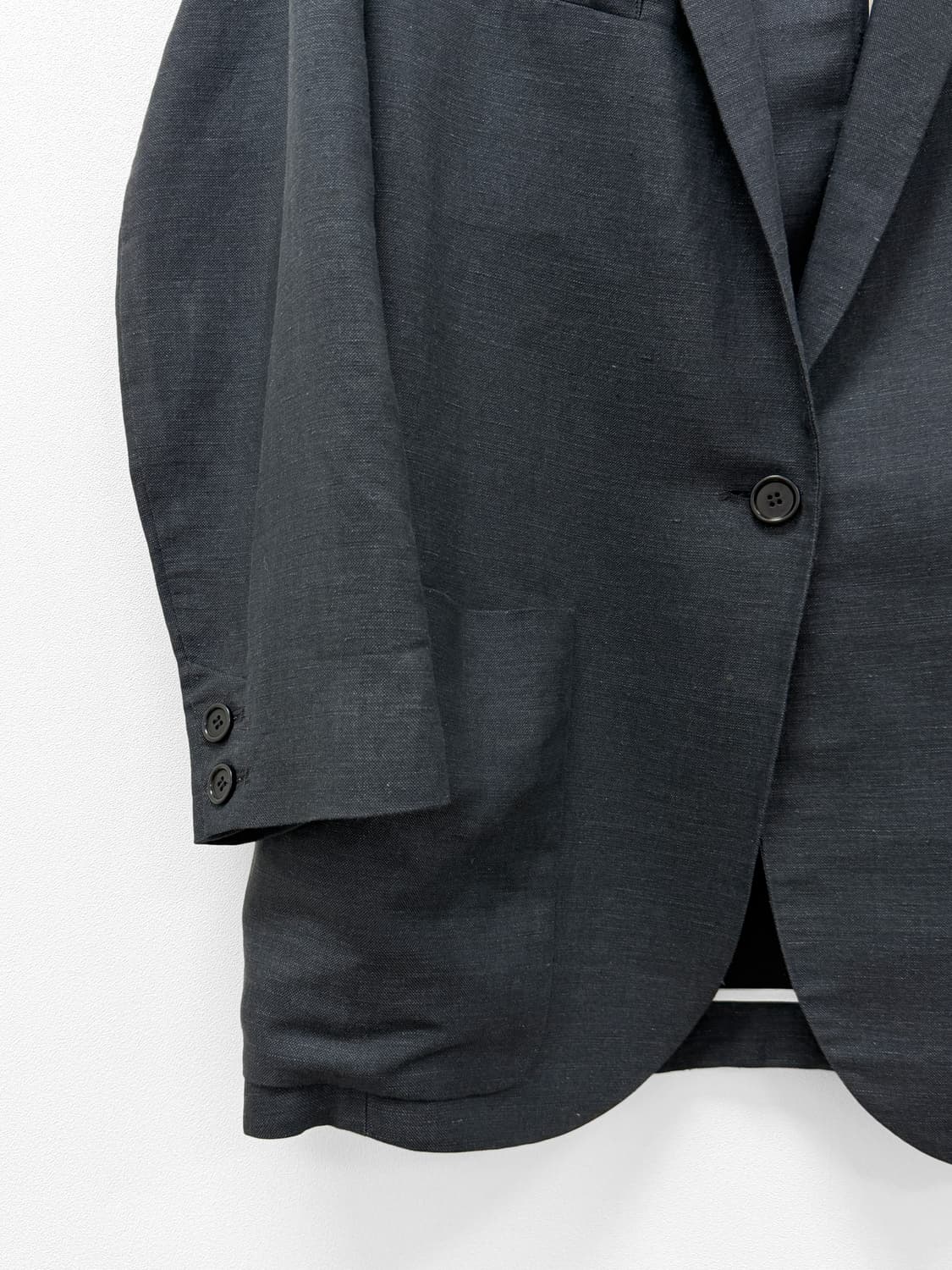 이자벨마랑 린넨 블렌드 원버튼 블레이저 상품이미지2