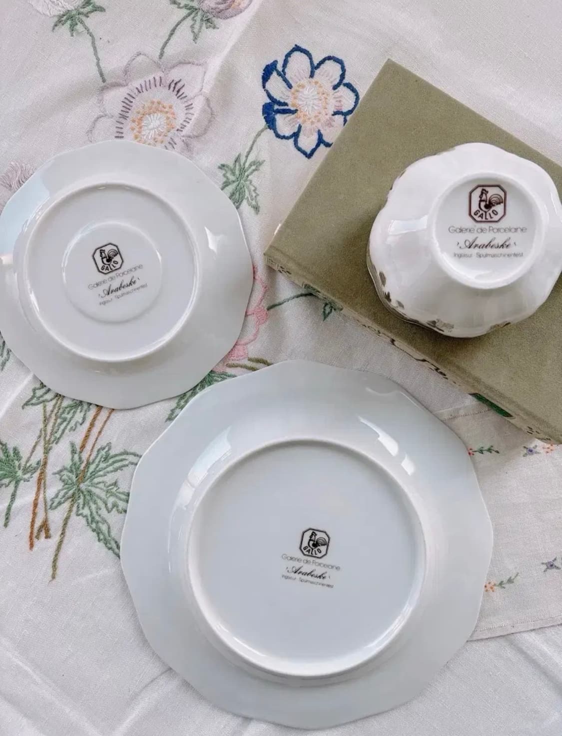 독일 빌레로이앤보흐 갈로 아라베스크 찻잔 트리오 상품이미지3