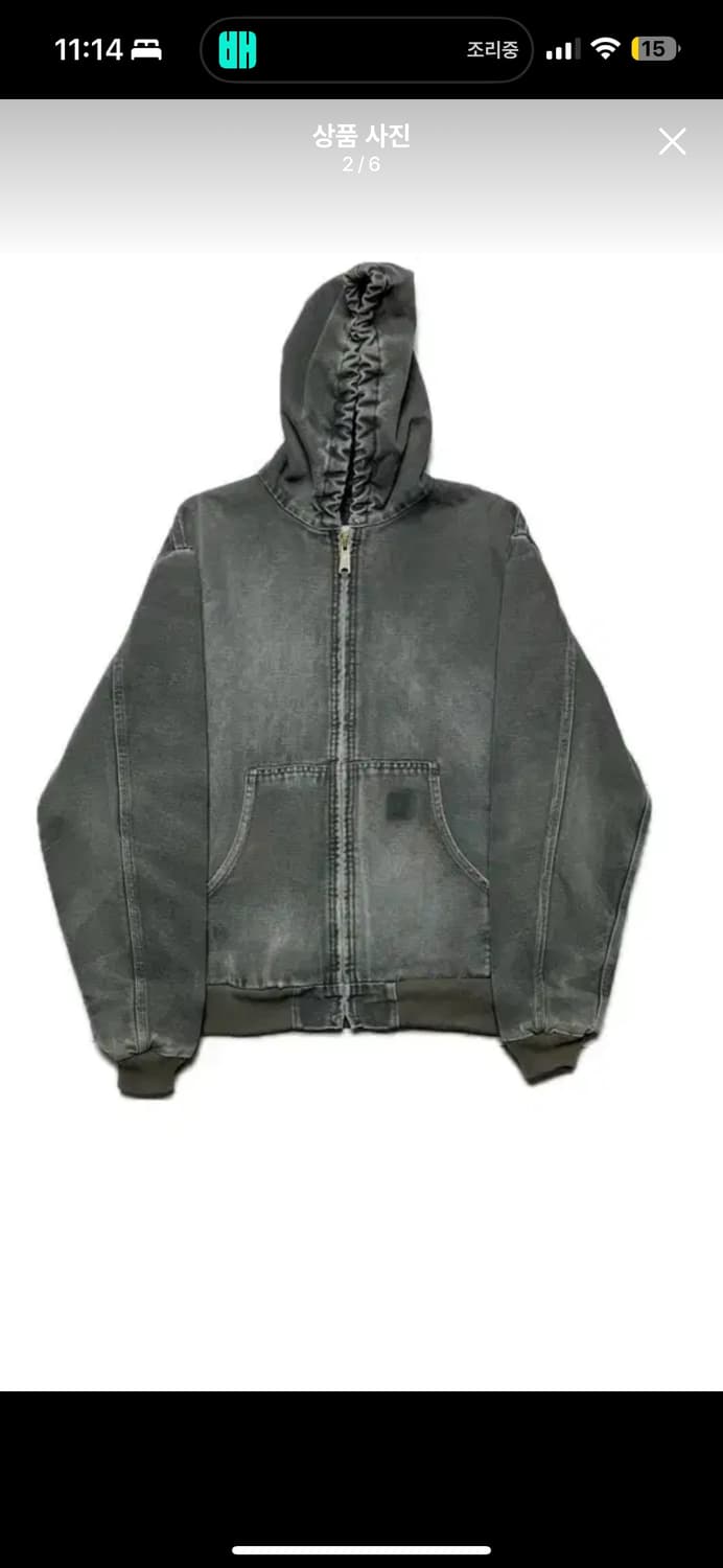 00‘s 칼하트 액티브 자켓 모스그린 색상 상품이미지2