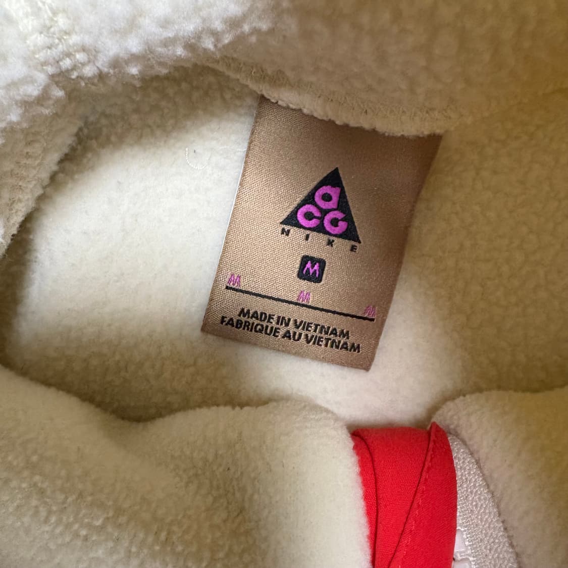 나이키 ACG 쉐르파 플리스 셋업 (라이트 크림) 상품이미지2