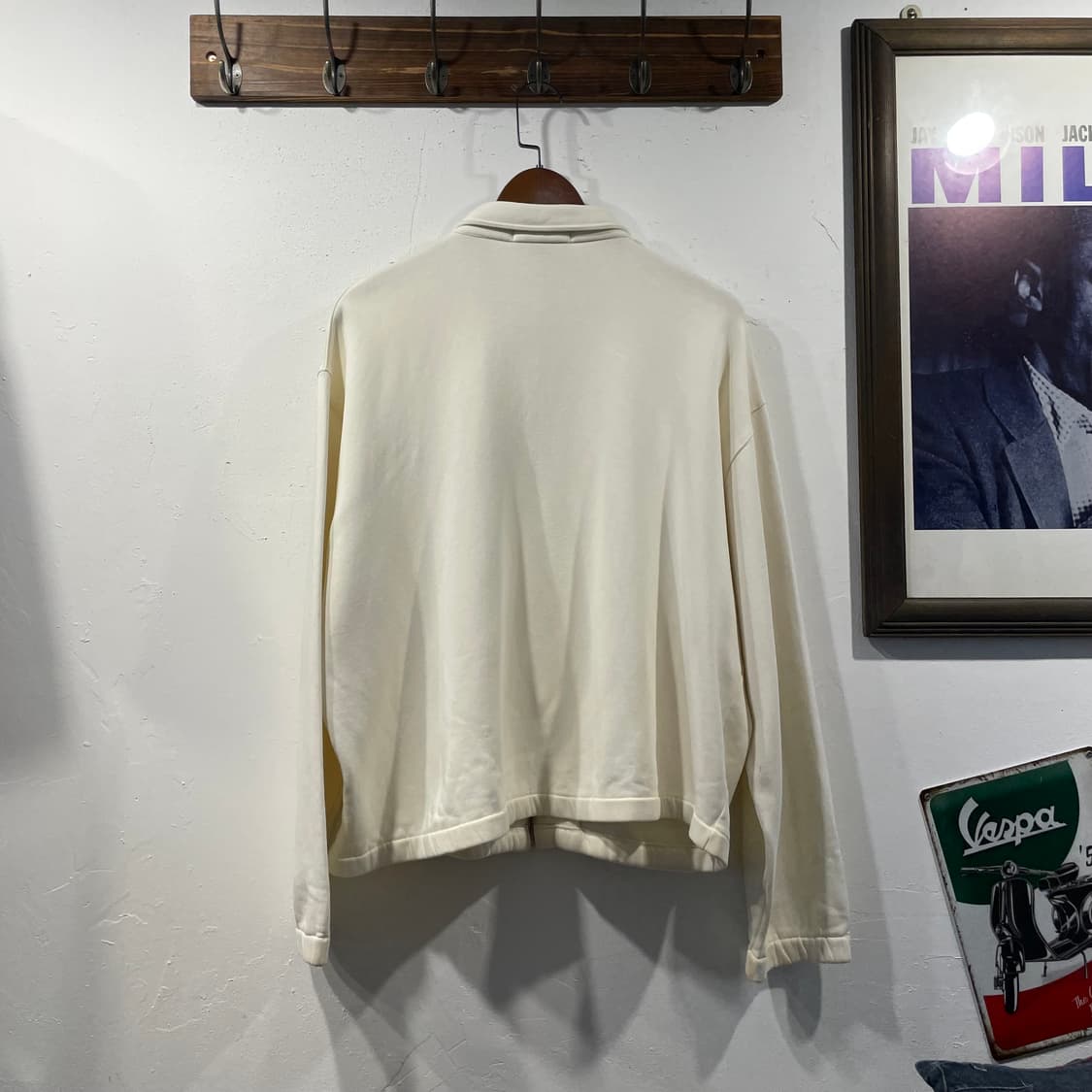 80s 신한 인터네셔널(에스에치) 폴로 블루종 XL 상품이미지2