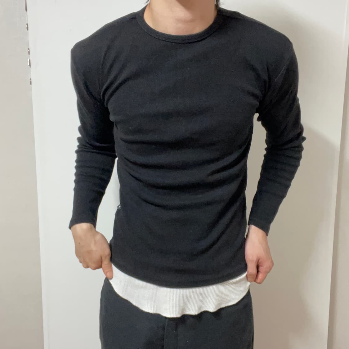 AVIREX RIBBED KNIT LONG SLEEVE 상품이미지1
