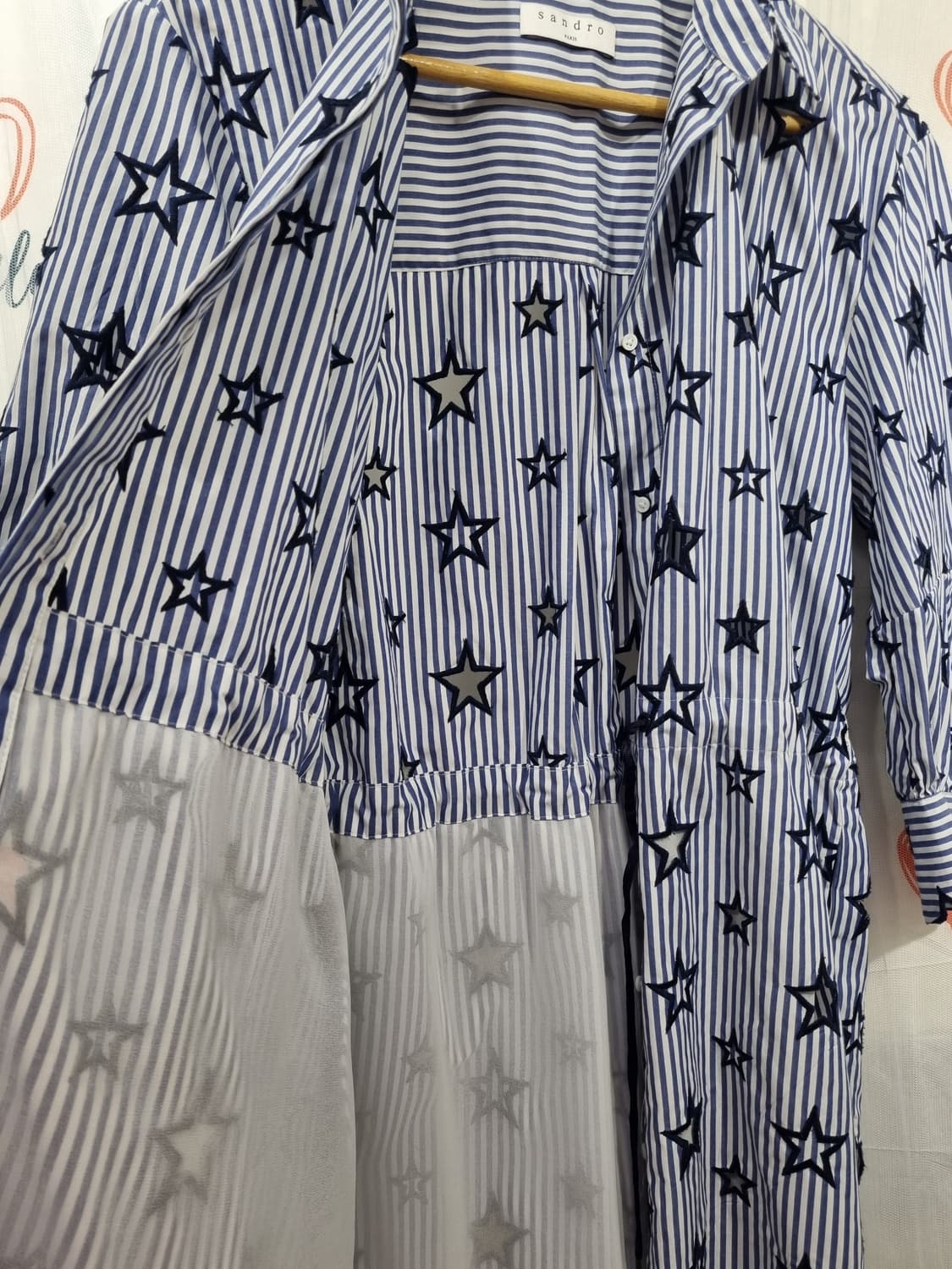 정품) 산드로 롱셔츠 원피스  상품이미지6