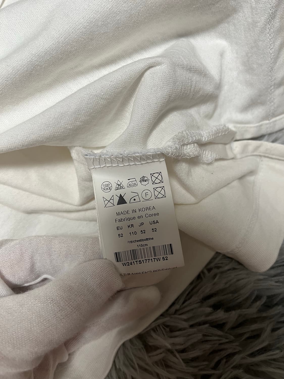 [23ss/52size] 우영미 백로고 롱슬리브 상품이미지6
