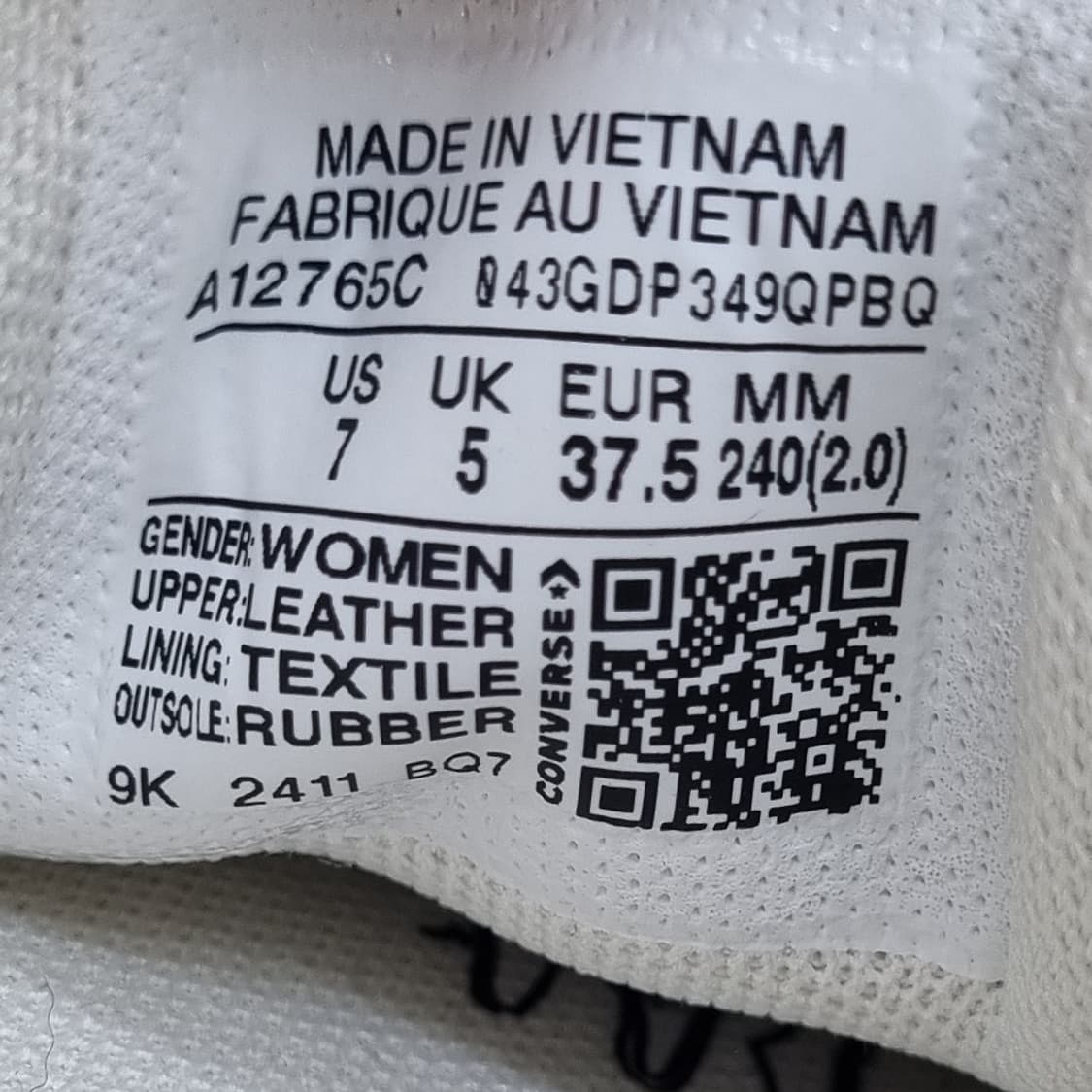 컨버스 올스타 플랫폼 모노스니커즈240 상품이미지6