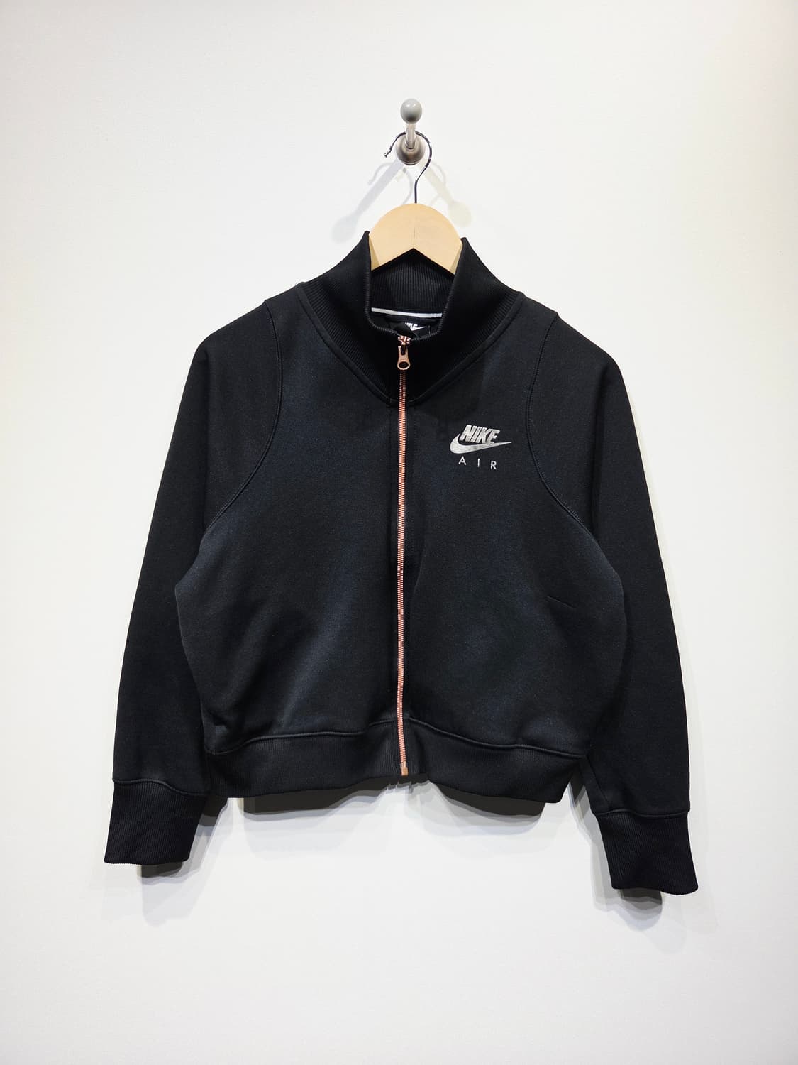 나이키 에어 블랙 여성 크롭 트랙탑 져지_M 상품이미지2