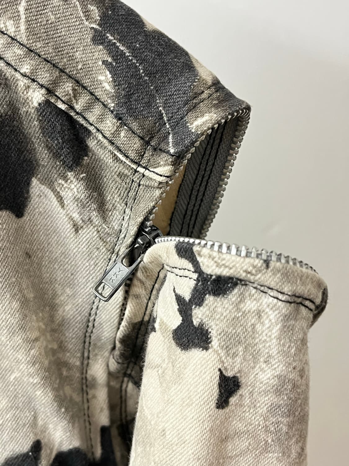 90s FICCE 빈티지 코튼 플라워 패턴 3세대 트러커 자켓 상품이미지6