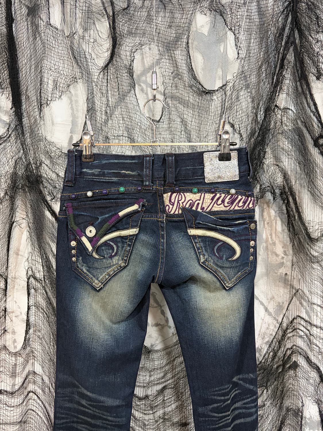 Y2K Red pepper poket detail lowrise pant 상품이미지2