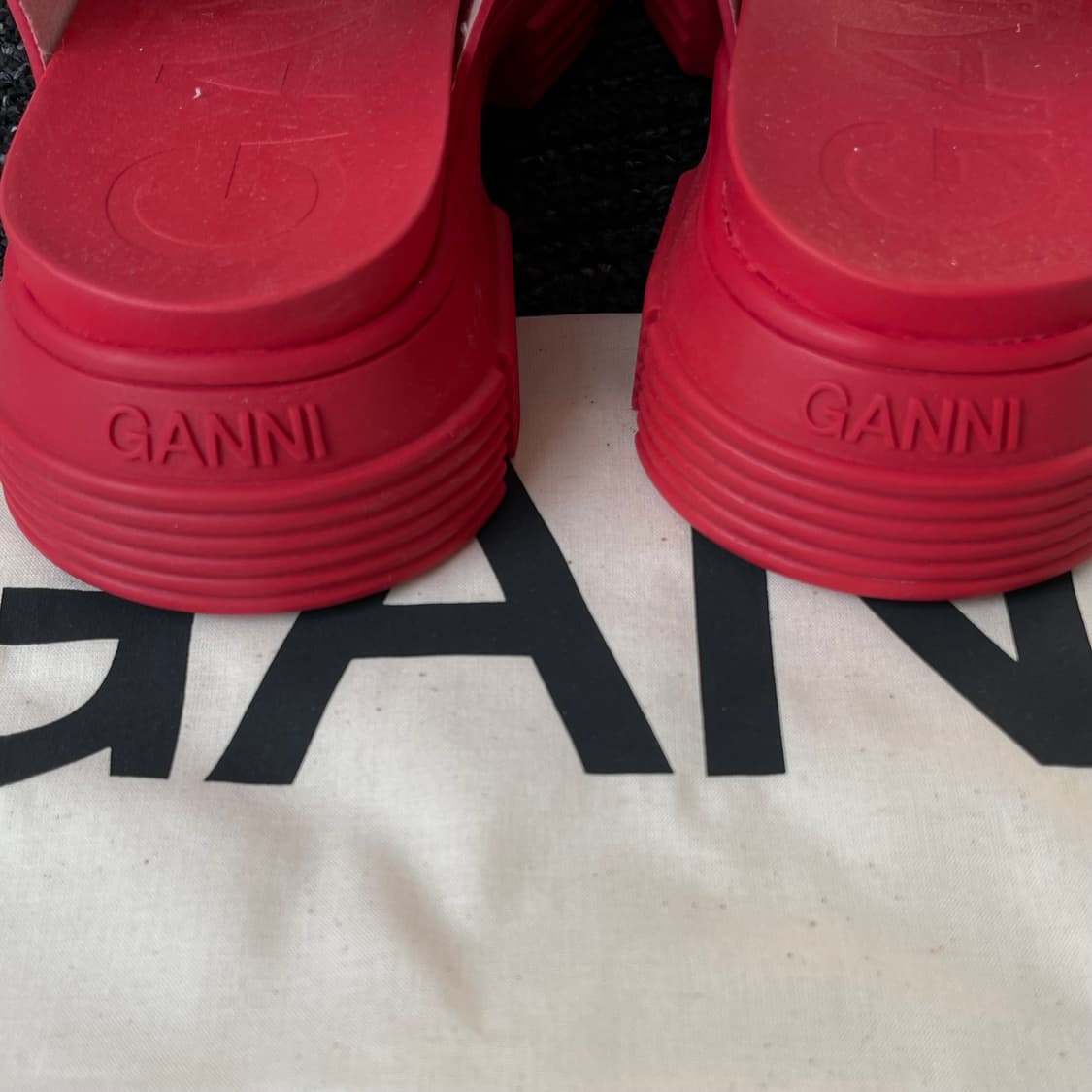 새상품💎 가니 GANNI 방수샌들 EU37 EU38 상품이미지4