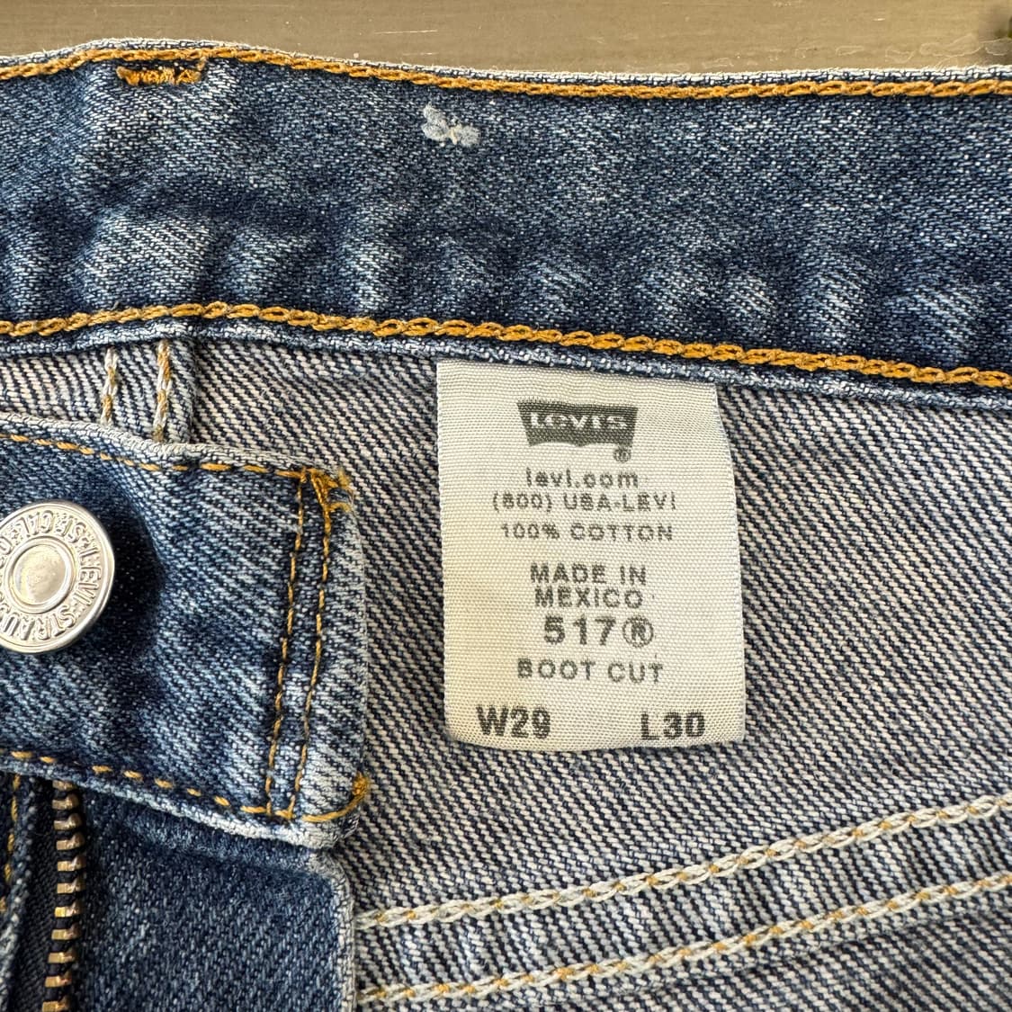 리바이스 517 러프 에이징 부츠컷 데님 (30)   상품이미지8