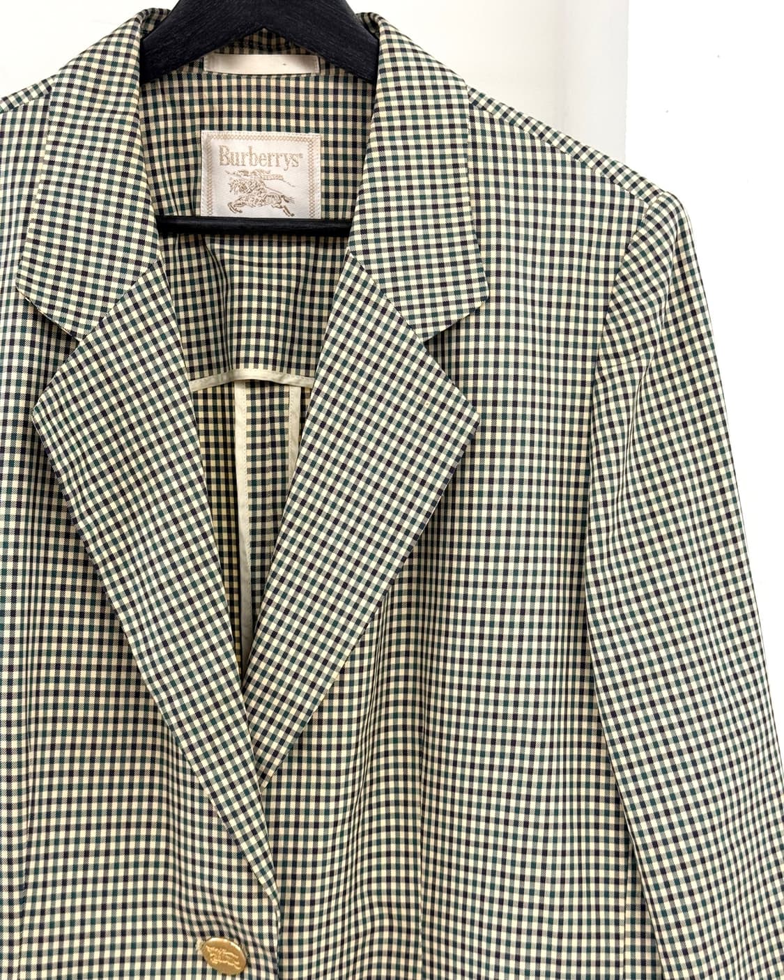 버버리 그린 클래식 핸드스투스 블레이저 상품이미지4