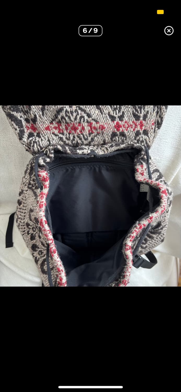 AHCAHCUM 무챠챠 자카드 백팩 상품이미지6