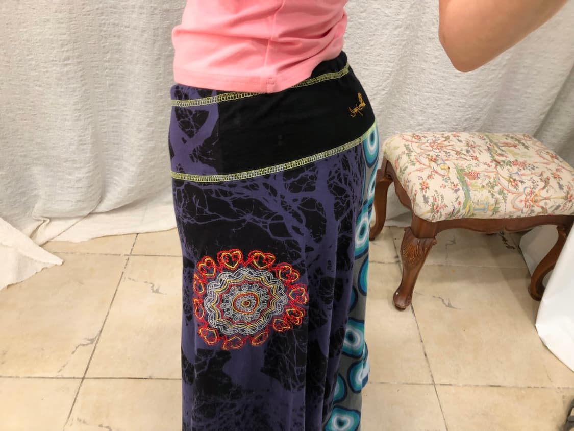 Patterns string skirt 상품이미지1