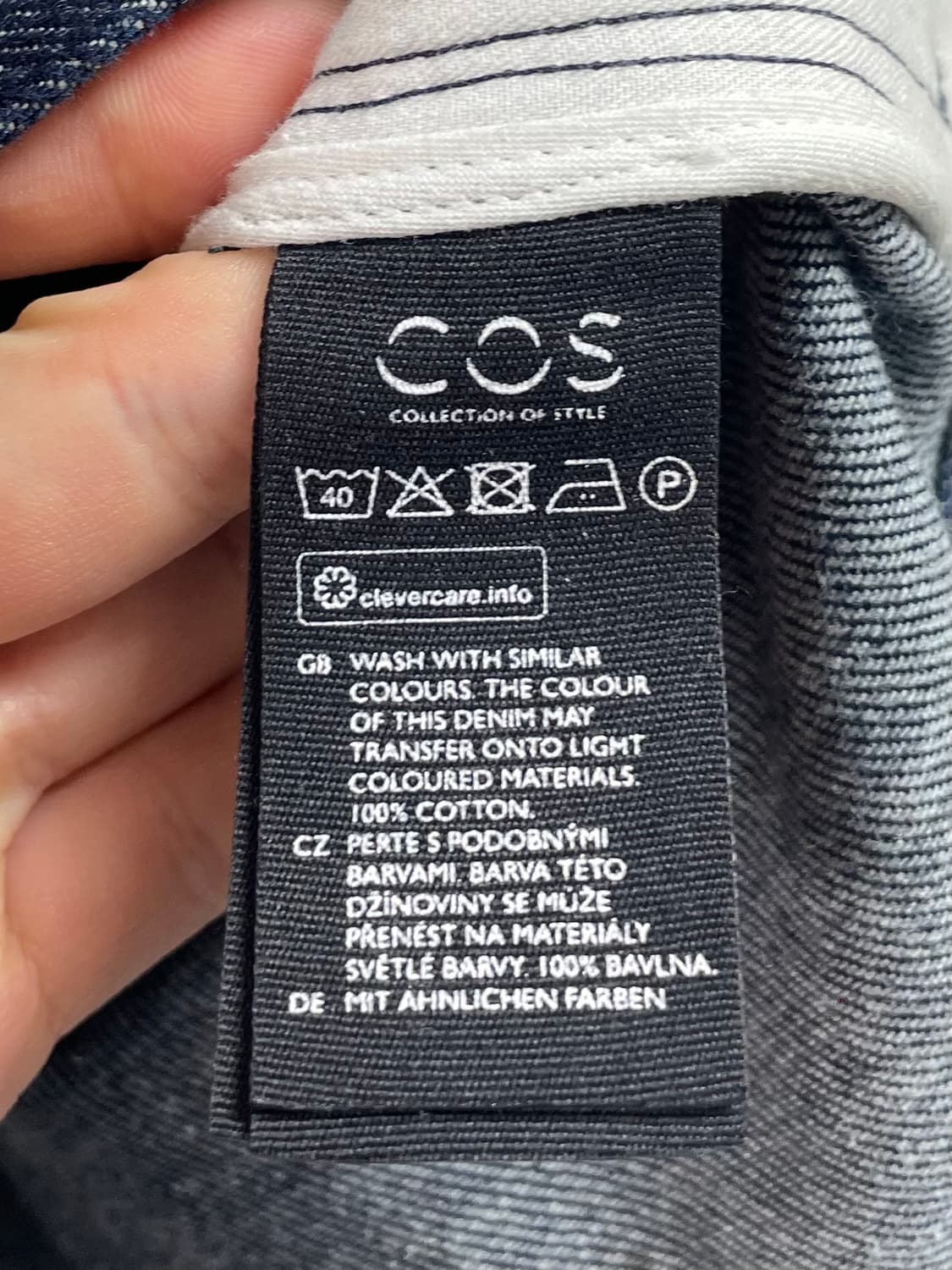 COS 코스 오가닉 데님 자켓 (on.95) 상품이미지5