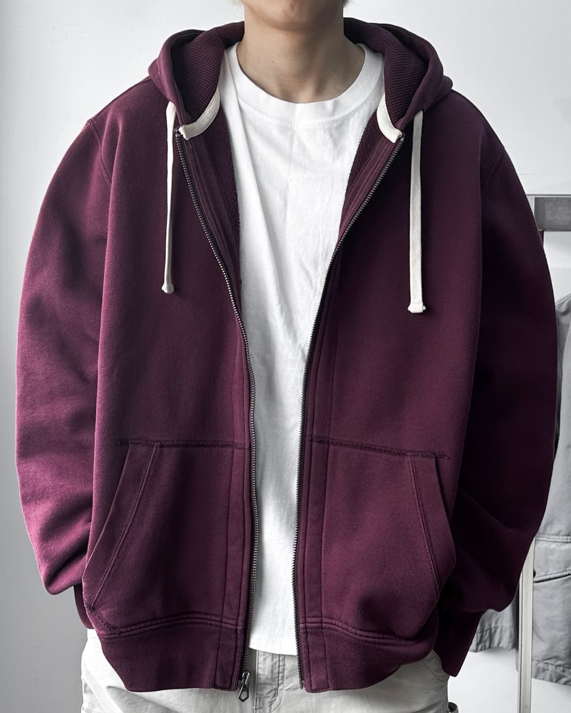 폴로 랄프로렌 써멀 오버사이즈 후드집업  상품이미지3