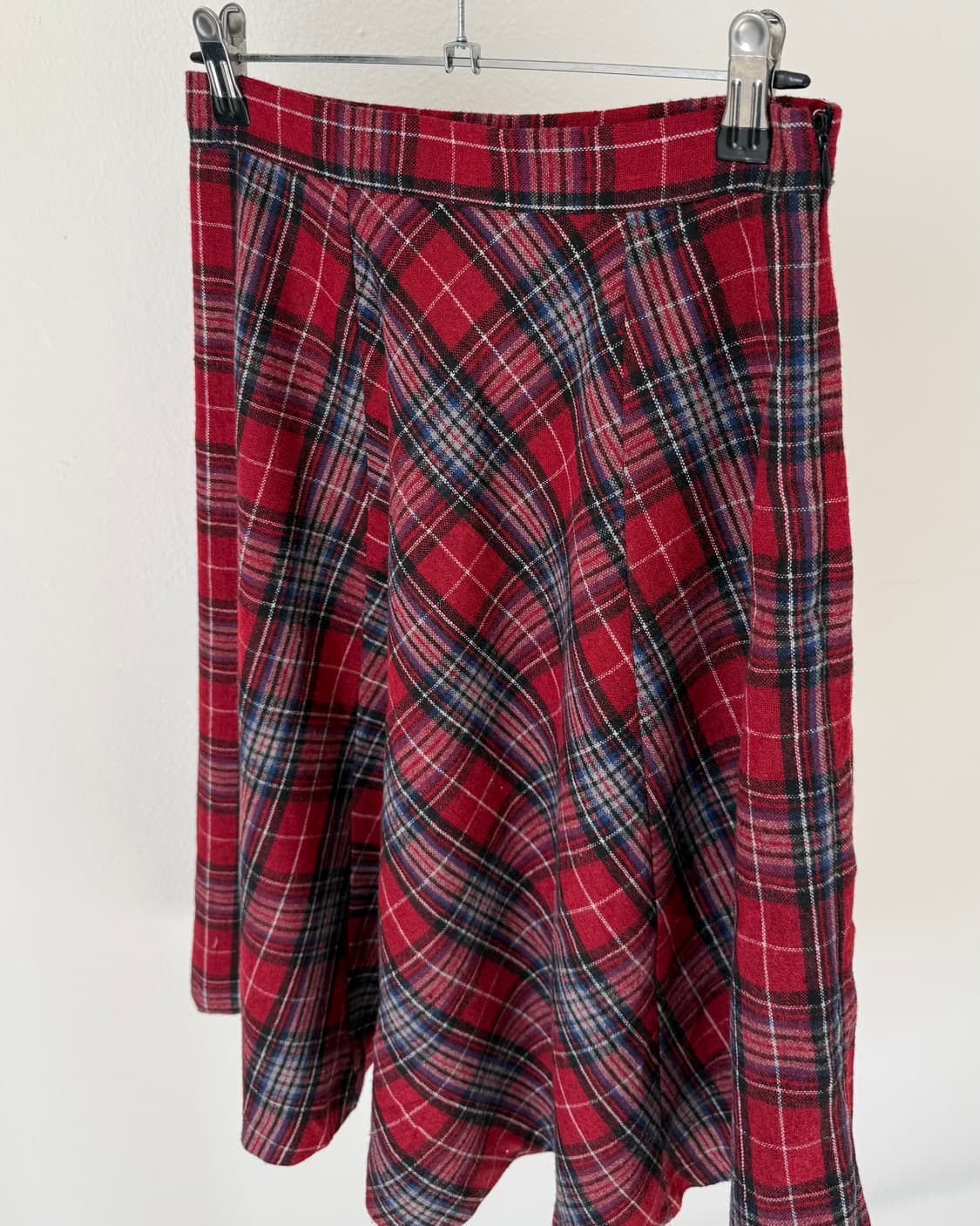 빈티지 체크 스커트 상품이미지2