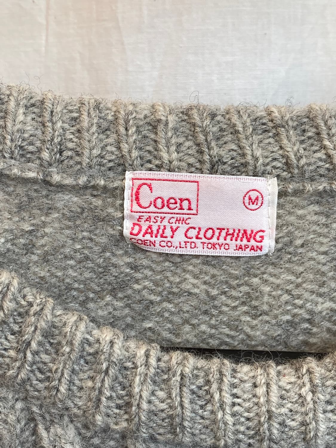 COEN 울100% 니트(M) 상품이미지7