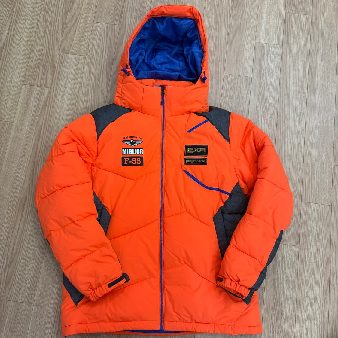 EXR 아동 패딩 160 오렌지 상품이미지1