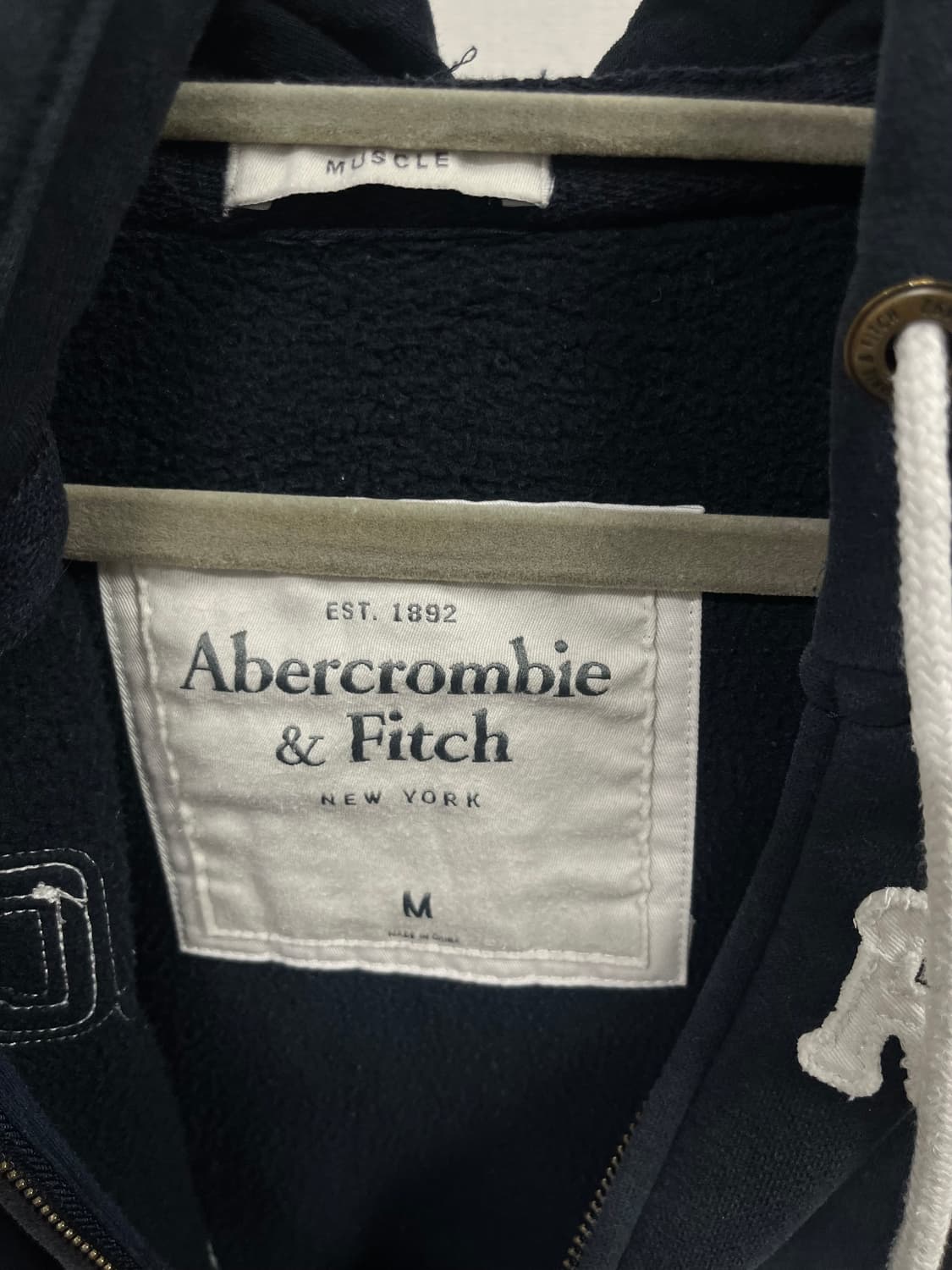 아베크롬비 써멀 후드집업 M 상품이미지3