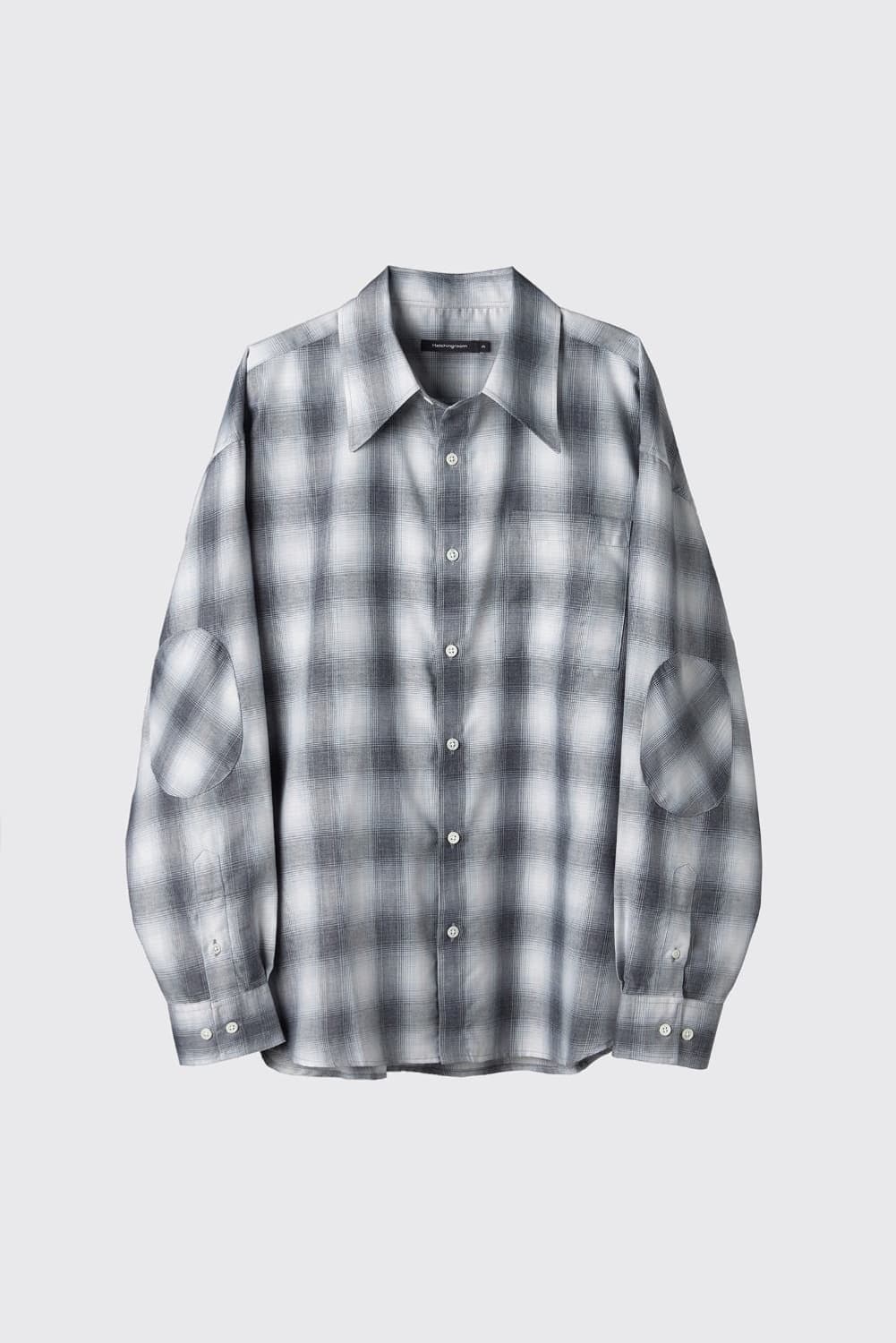 해칭룸 옴브레 셔츠 블루그레이 2사이즈 상품이미지1