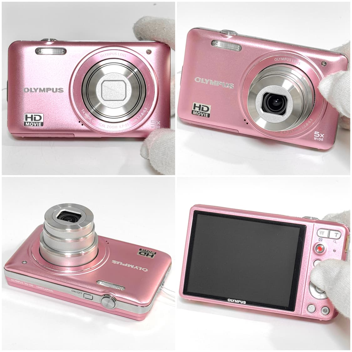 올림푸스 VG-140 베이비핑크 빈티지디카 상품이미지3
