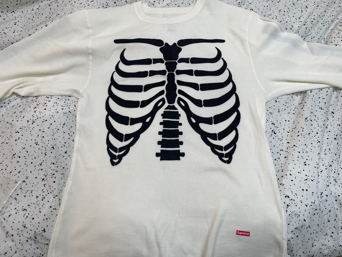 슈프림 헤인즈 본즈 써멀 크루 내츄럴 (XL) 상품이미지5