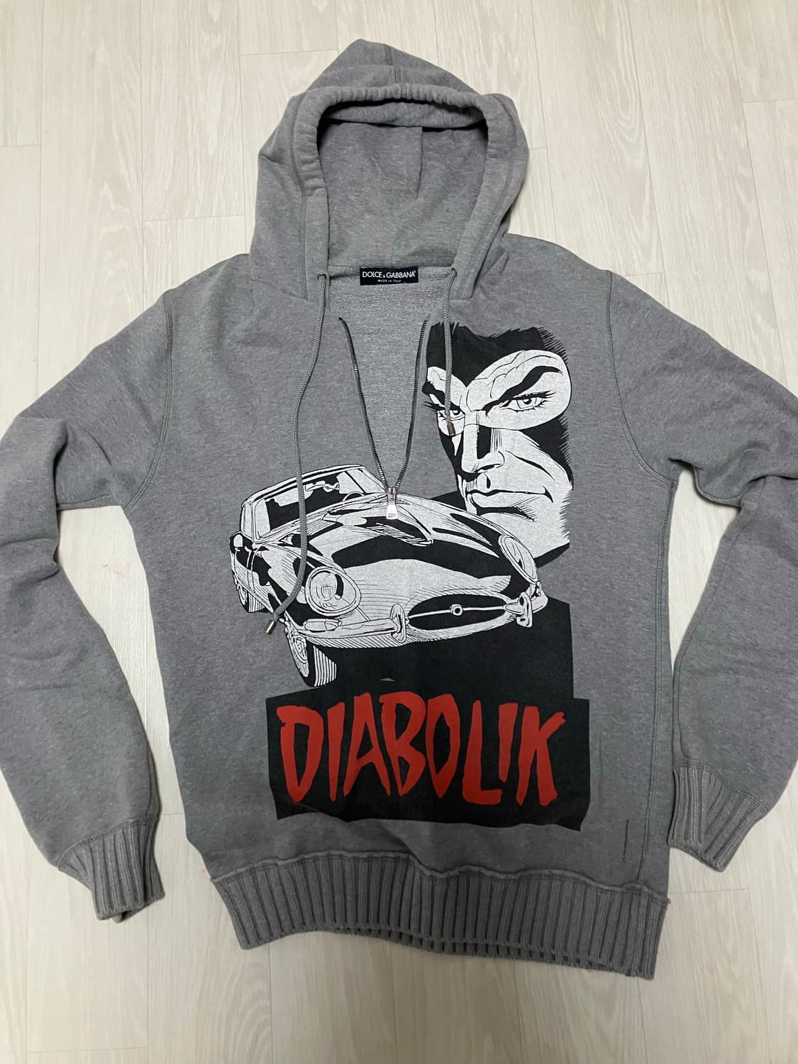 Dolce & gabbana 2008AW 디아블로 프린트 후드티 상품이미지1