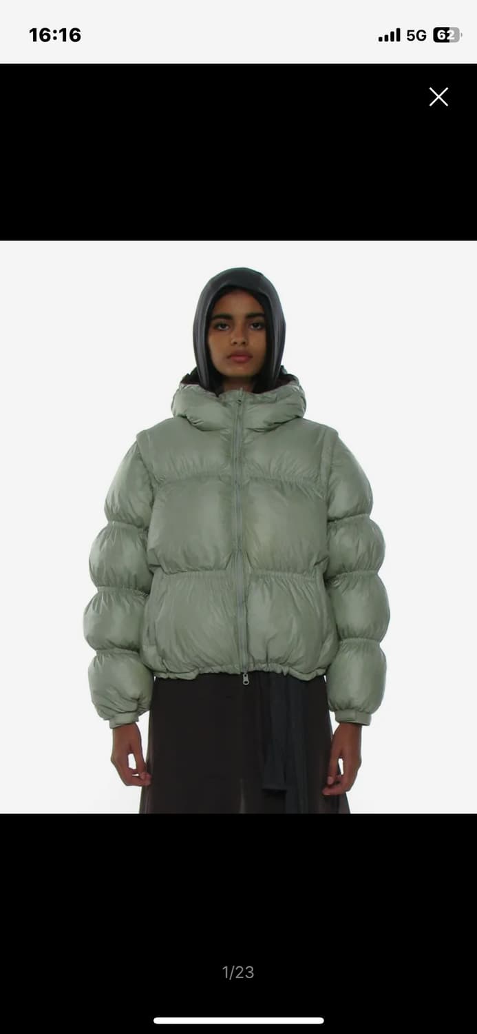 파르티멘토 우먼 리버시블 후디드 패딩 상품이미지1