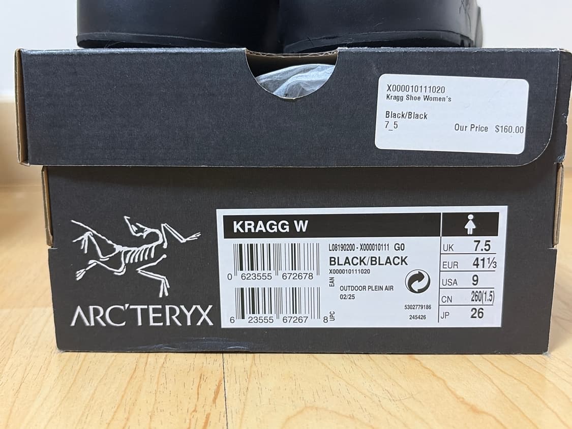 (W 260) 아크테릭스 크래그 블랙 arcteryx kragg w 상품이미지8