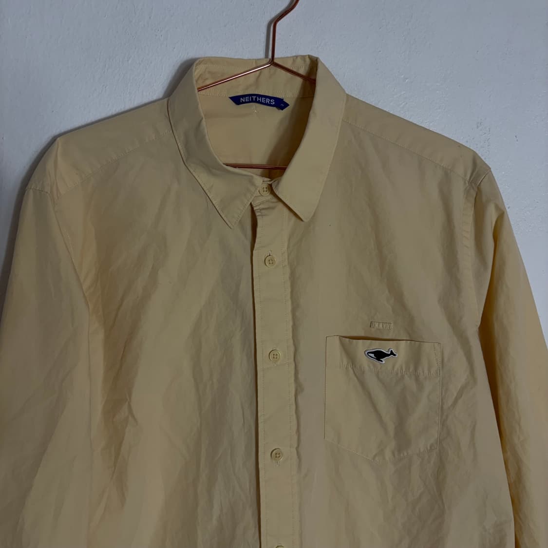 NEITHERS 컴포트  옐로우 셔츠(3) 상품이미지4
