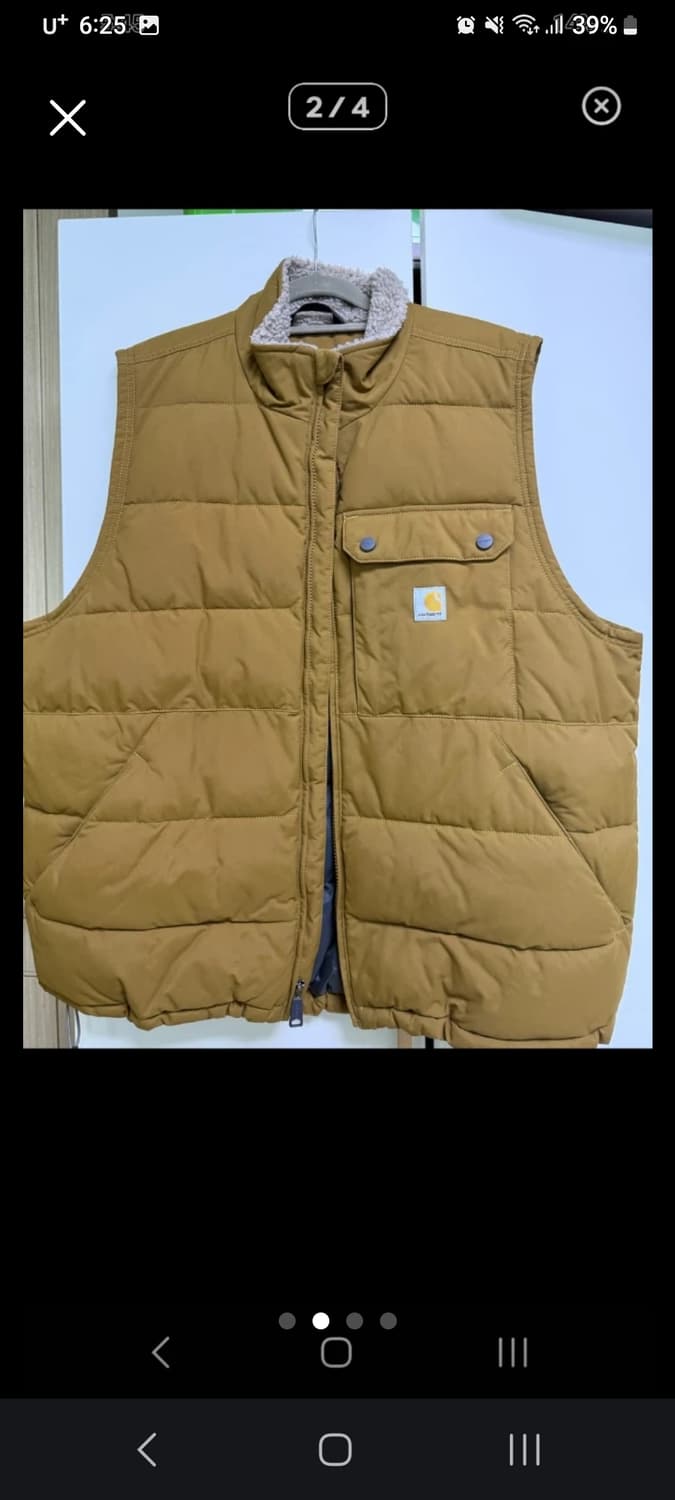 칼하트 패딩조끼 상품이미지2