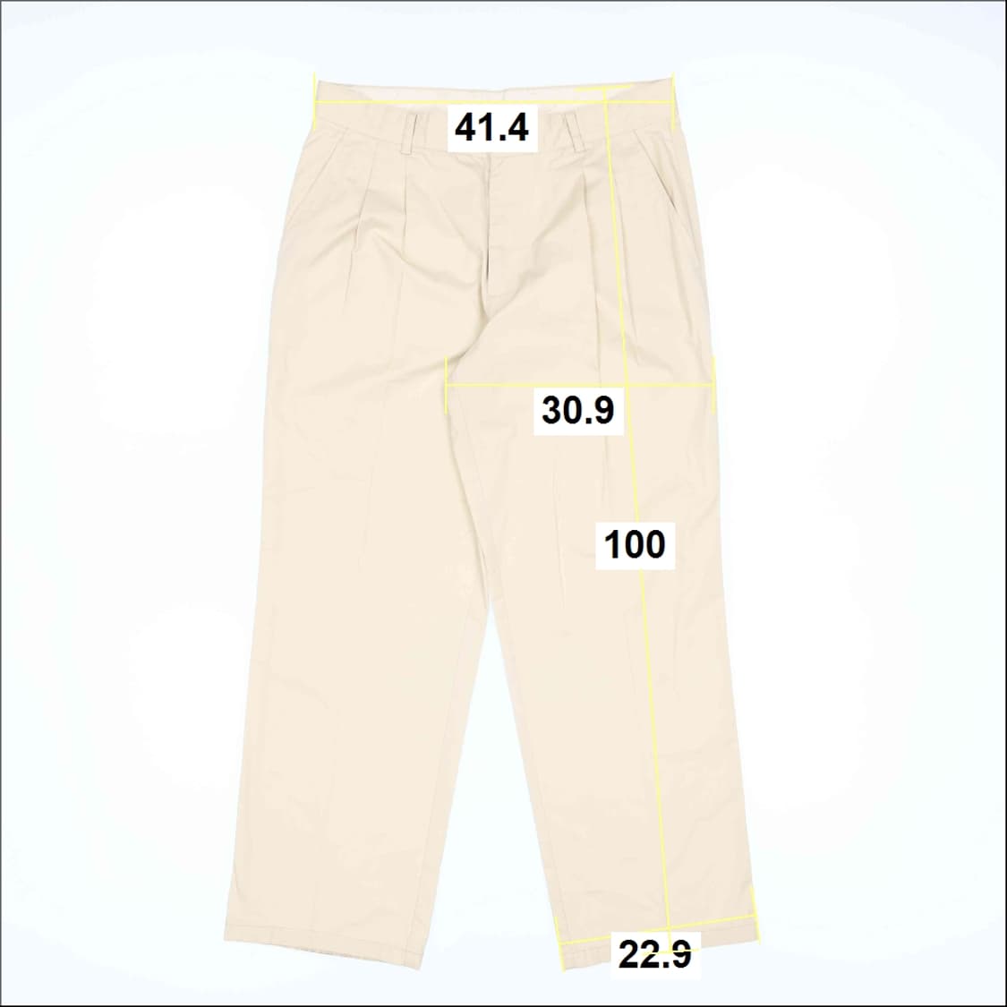 [80-97] 나이키 베이지 핀턱 면바지 1208J1 상품이미지6