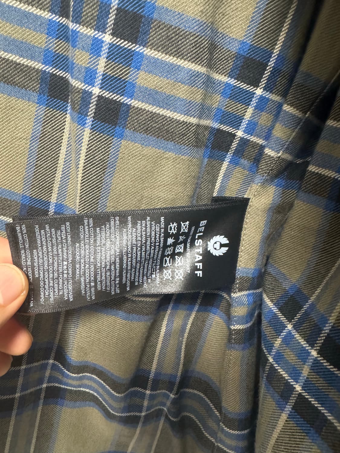 벨스타프 트라이얼마스터 왁스 자켓 그린 50(105) 상품이미지4