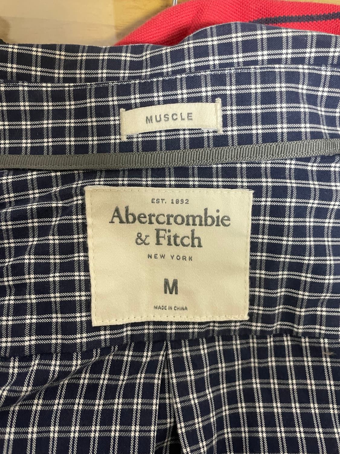 아베크롬비 체크셔츠 상품이미지3