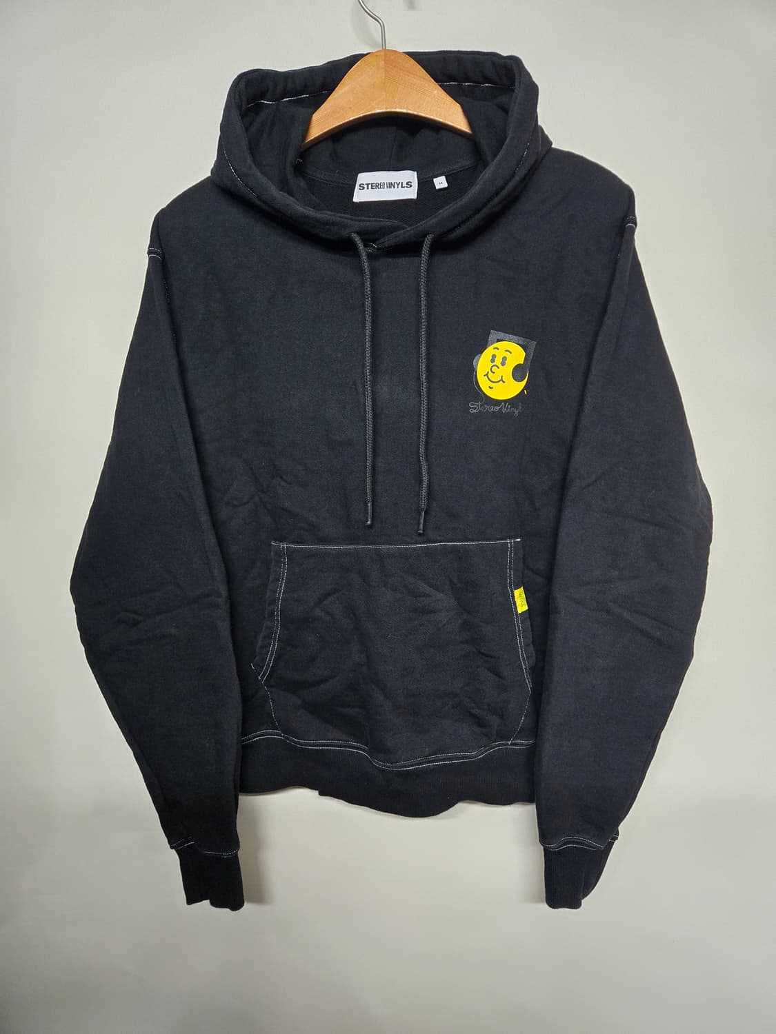 스테레오 바이널즈 스마일리 후드티 M 상품이미지1