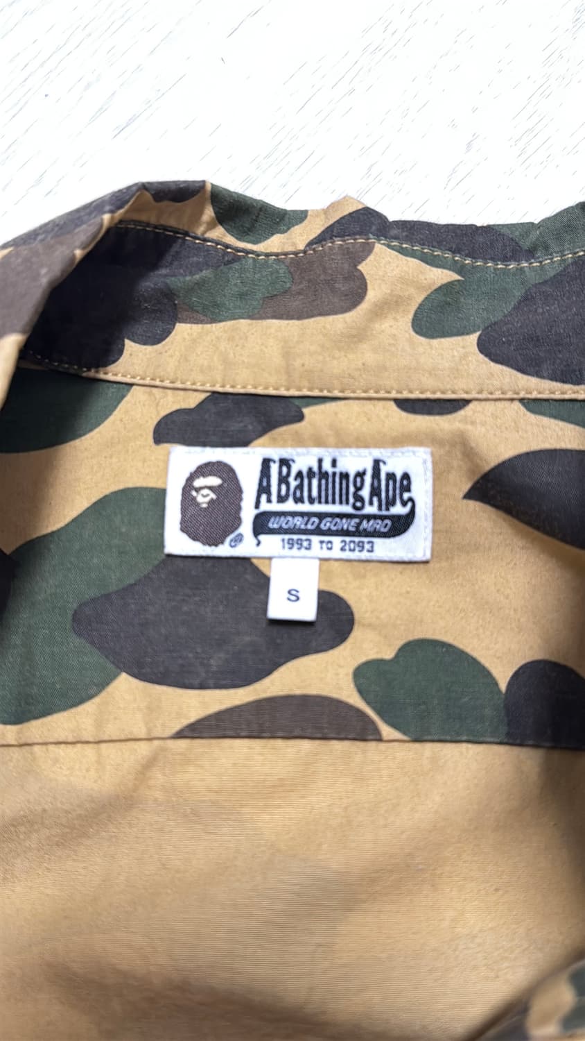 베이프 황계 셔츠 S 상품이미지6