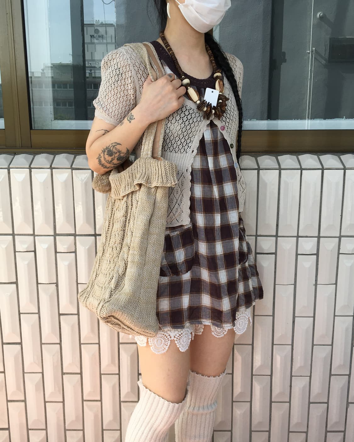  pom pom knit shoulder bag 상품이미지7