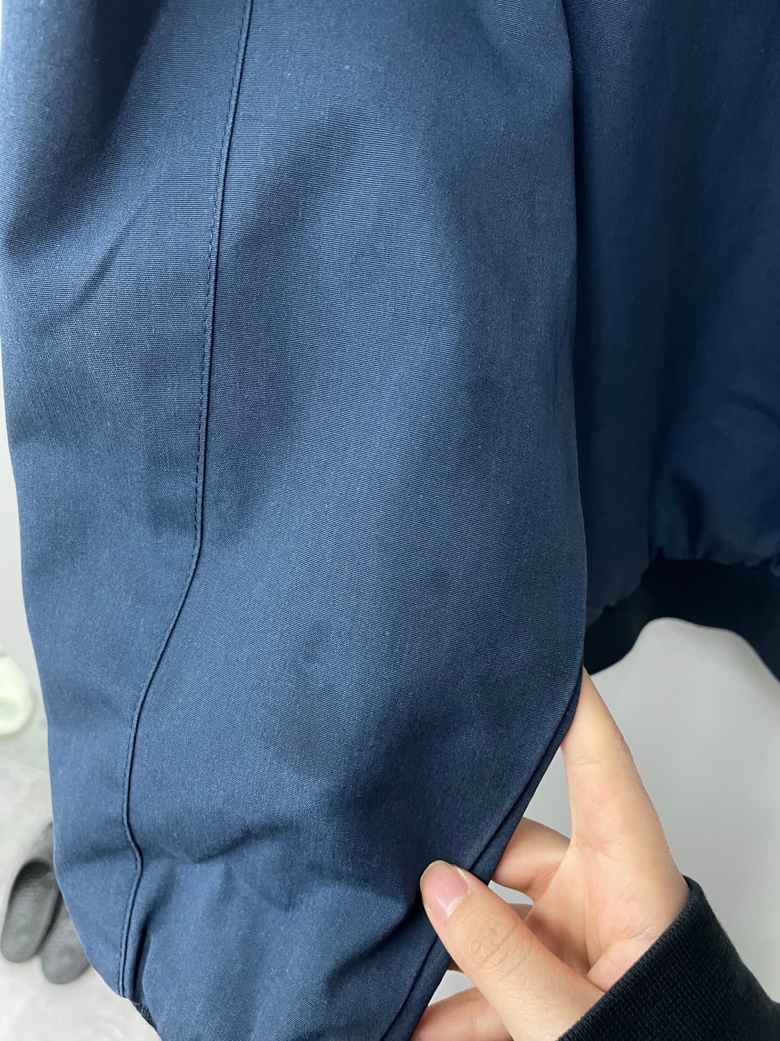 라코스테 하이넥 스윙 탑 블루종 자켓 H1556 상품이미지9