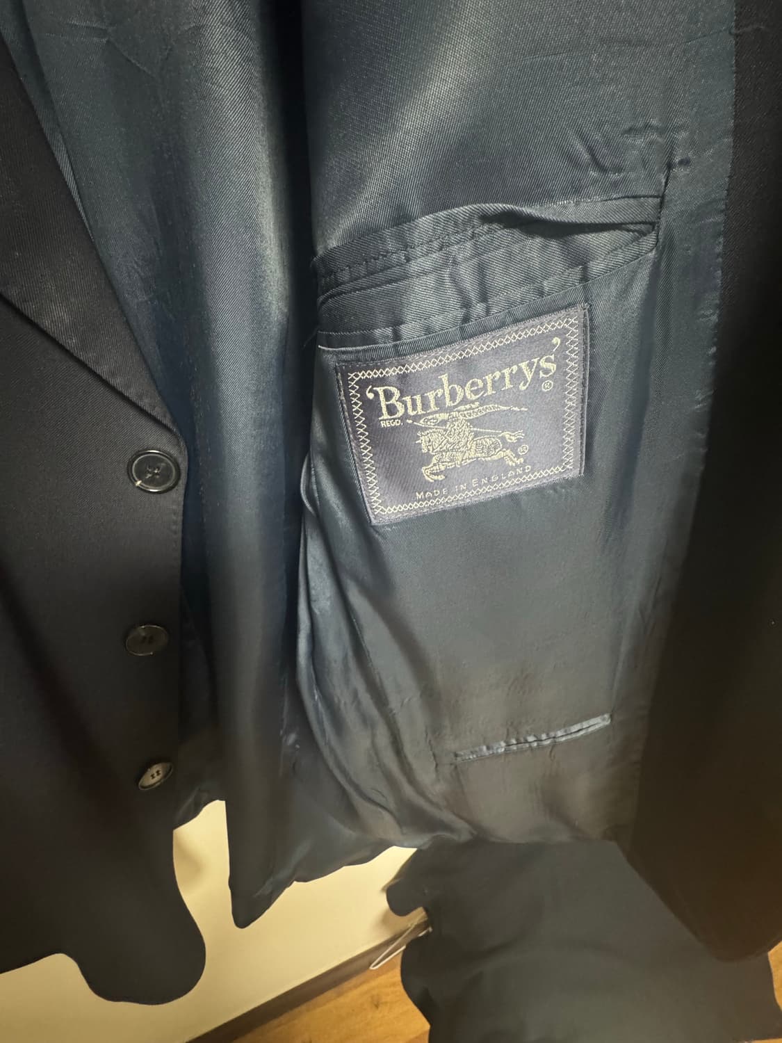 버버리 빈티지 울자켓 상품이미지2