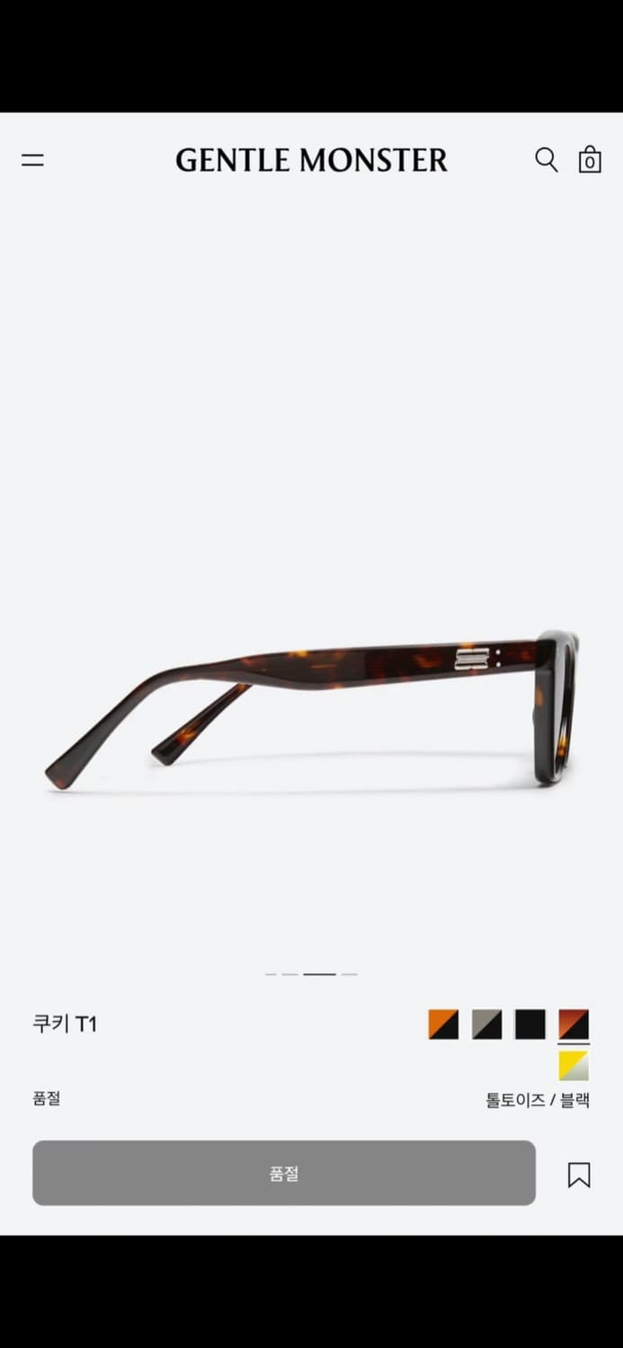 젠틀몬스터 쿠키 T1 선글라스 상품이미지3