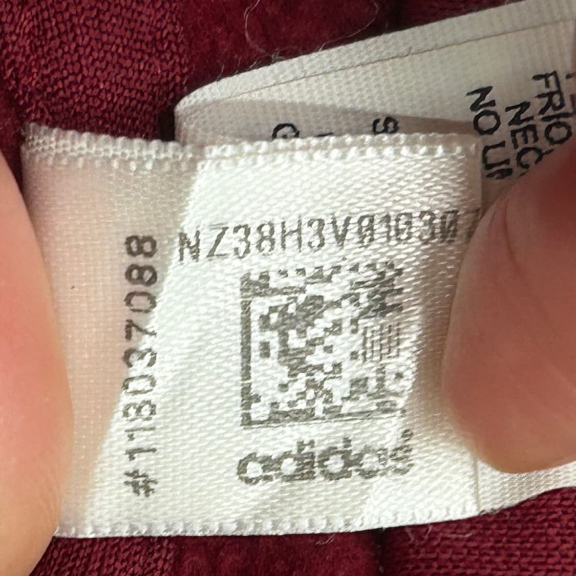 아디다스 컨템포 기모 후드집업 레드 L 상품이미지8