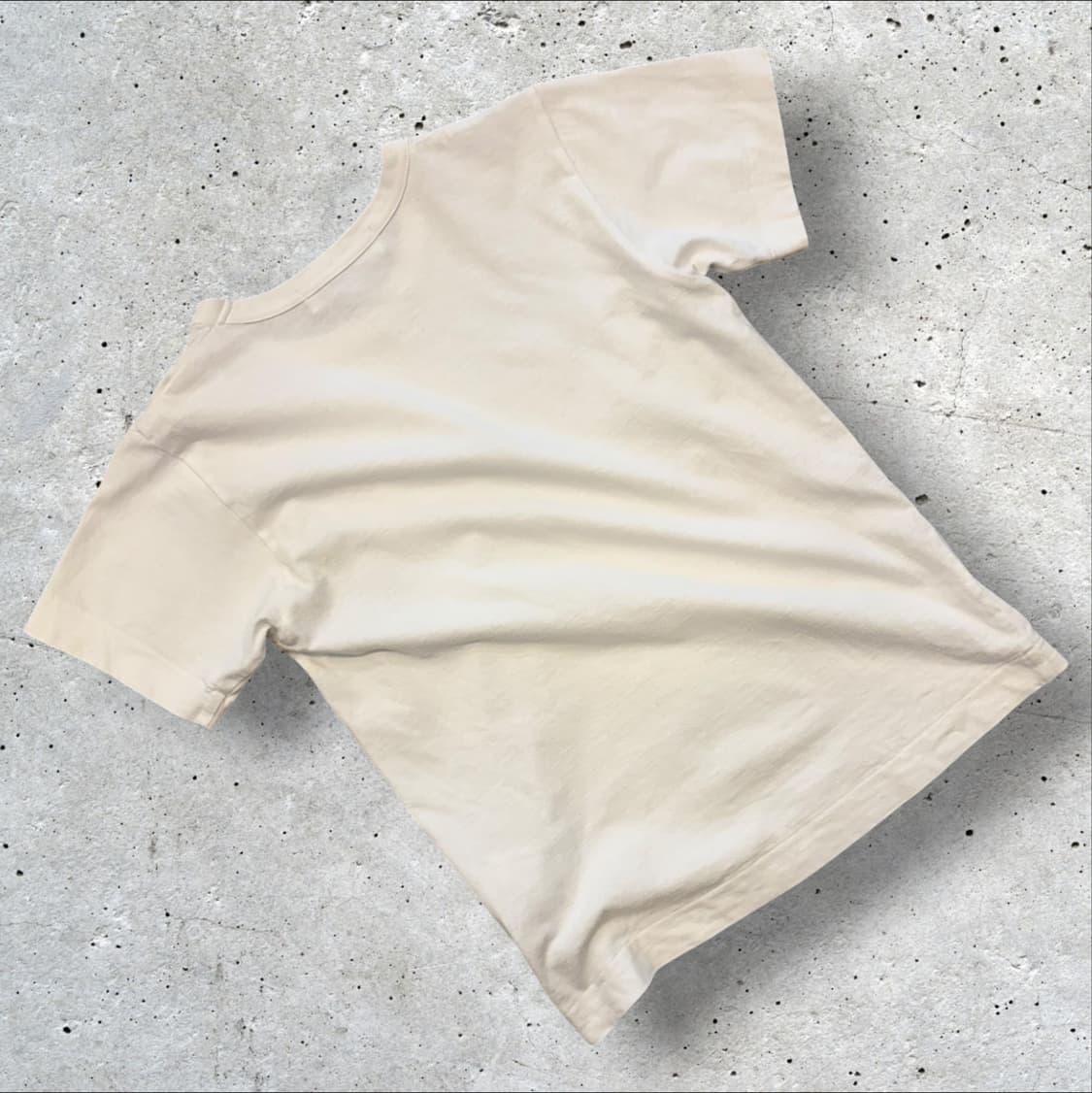 [S] 21s 꼼데가르송 레드와펜 반팔 티셔츠 화이트 B349 상품이미지2